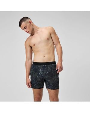 Speedo Print Volley 16" Swim Trunks - Blue