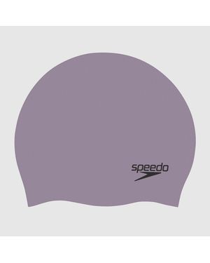 Speedo Einfache Silikonkappe Für Erwachsene Grau - Lila