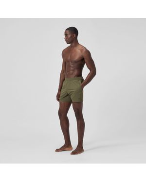 Speedo Lookout Solid Swim Shorts - Brown
