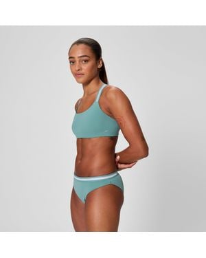Speedo Damen Performance Bikini Grün - Mehrfarbig