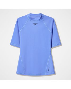 Speedo Endurance+ Short Sleeve Rashguard - Blue