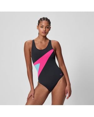 Speedo Hyperboom Butterfly Back Swimsuit - Red