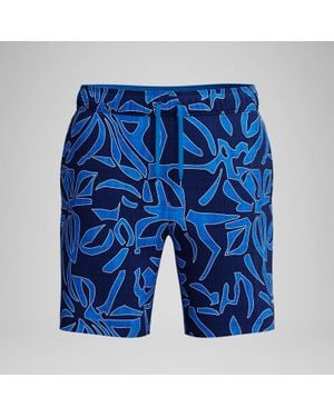 Speedo Redondo Edge Printed 18" Swim Shorts - Blue
