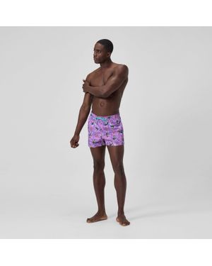 Speedo Printed 14' Redondo Edge Swim Shorts - Purple