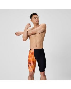 Speedo Club Training Printed Jammer - Natural