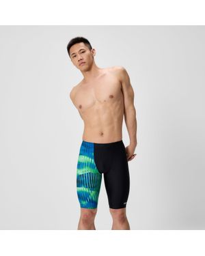 Speedo Club Training Printed Jammer - Blue