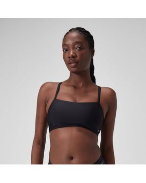 Speedo Racerback Crop Top - Brown