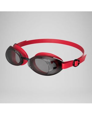 Speedo Jet 2.0 Schwimmbrille Fed/Schwarz/Rauchgrau - Rot