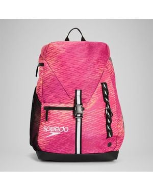 Speedo Printed 35L Team Rucksack - Pink