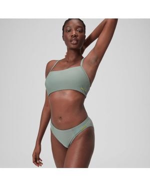Speedo Solid Classic Bikini Bottom - Brown