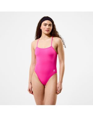 Speedo Team Endurance+ Max V-Back 2.0 Swimsuit - Pink
