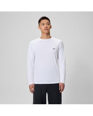 Speedo_US Basic Long Sleeve Swim T-Shirt - White