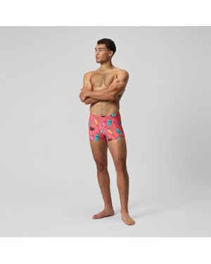 Speedo Print Beachstar Aquashorts Leg - Red