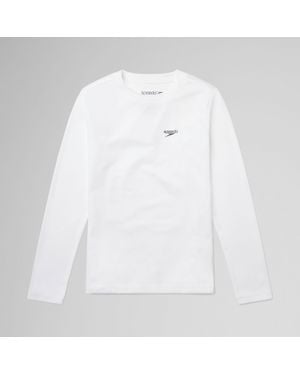 Speedo Long Sleeve Swim T-Shirt - White