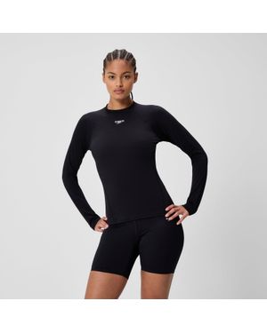 Speedo Endurance+ Long Sleeve Rashguard - Black