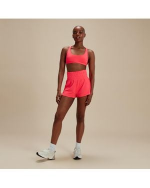 Speedo Flu3Nte High Waist Shorts - Red