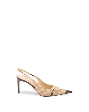 Gucci Donna Slingback Pumps - Neutro