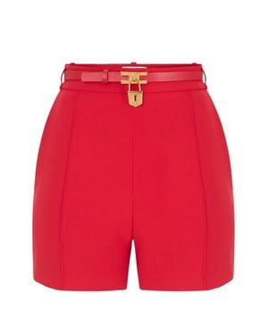 Elisabetta Franchi Shorts - Rosso