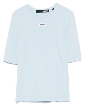 ROTATE BIRGER CHRISTENSEN T-Shirt Con Maniche Corte - Blu