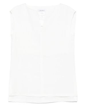 Max Mara Top Colimbo - Bianco
