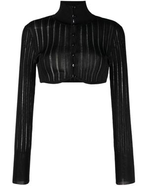 Alaïa 'Crinoline' Cardigan - Nero
