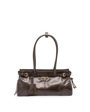 Prada Bonnie Medium Leather Bag - Metallizzato