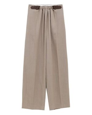 Loewe Belted Pants - Grigio