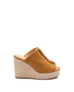 Castañer 'Fatima/002' Wedge Espadrilles - Marrone
