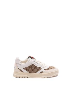Gucci 'Re-Web' Sneakers - Bianco