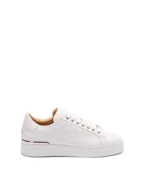 Philipp Plein 'Hexagon' Low-Top Sneakers - Bianco