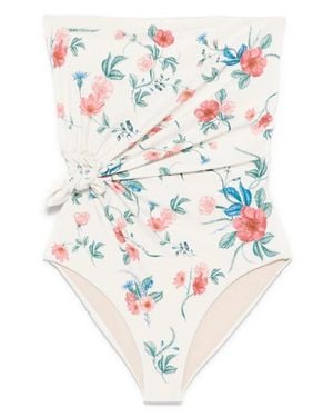 Agua Bendita 'Morena Mosqueta' One-Piece Swimsuit - Bianco