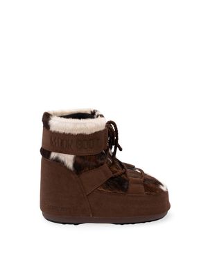 Moon Boot 'Icon Low Archive 1985 Cow' Boots - Marrone