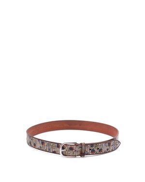 Orciani 'Flower Line' Belt - Marrone