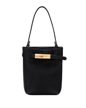 Longchamp Le Smart Xs Bucket Bag - Nero