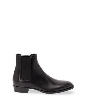 Saint Laurent 'Wyatt' Chelsea Boots - Nero