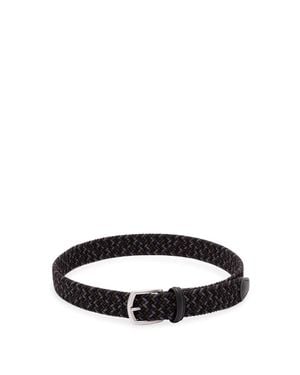 Anderson's Elastic Woven Belt - Nero