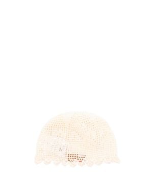 Alanui 'Island's Diary' Crotchet Hat - Neutro