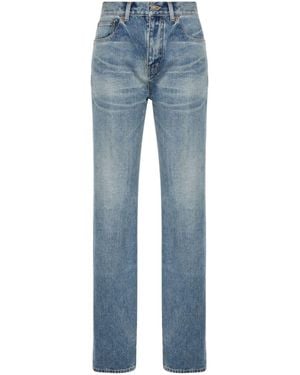 Saint Laurent Jeans Dritti - Blu