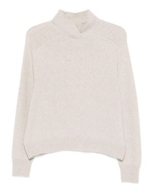 Malo Turtle-Neck Sweater - Bianco
