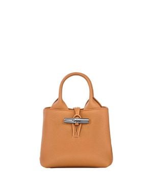 Longchamp 'Le Roseau' Extra Small Handbag - Marrone