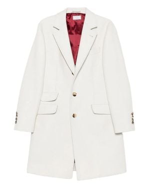Brunello Cucinelli Water Resistant Cashmere Outerwear - Bianco