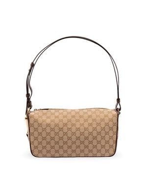 Gucci Half Horsebit Medium Bag - Bianco