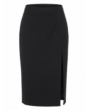 Dondup Tone On Tone Skirt - Nero