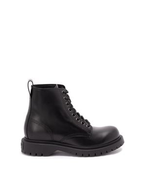 Givenchy Lace Up Boots - Nero