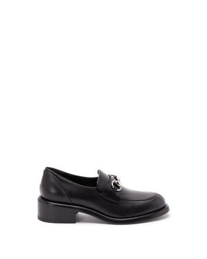 Gucci 'Savoy' Loafers With 'Horsebit' - Bianco