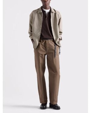 Prada Pied-De-Poule Shirt - Neutro