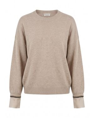 Brunello Cucinelli Cashmere Sweater - Neutro