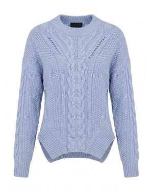 Dondup Slim Round Neck Sweater - Blu