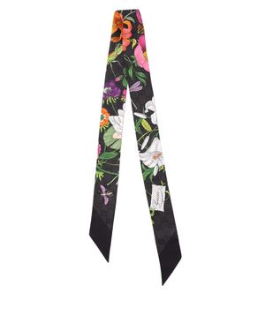 Gucci 'Flora' Foulard - Nero