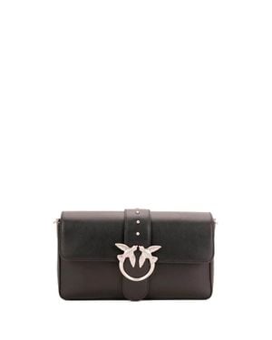 Pinko Large 'Love Bag Soft' Shoulder Bag - Nero